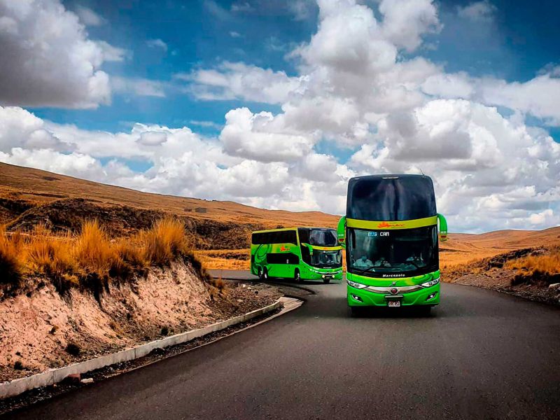 Bus Turístico Ruta del Sol Puno a Cusco (Tour en Bus Turístico)